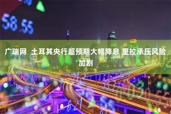 广瑞网  土耳其央行超预期大幅降息 里拉承压风险加剧